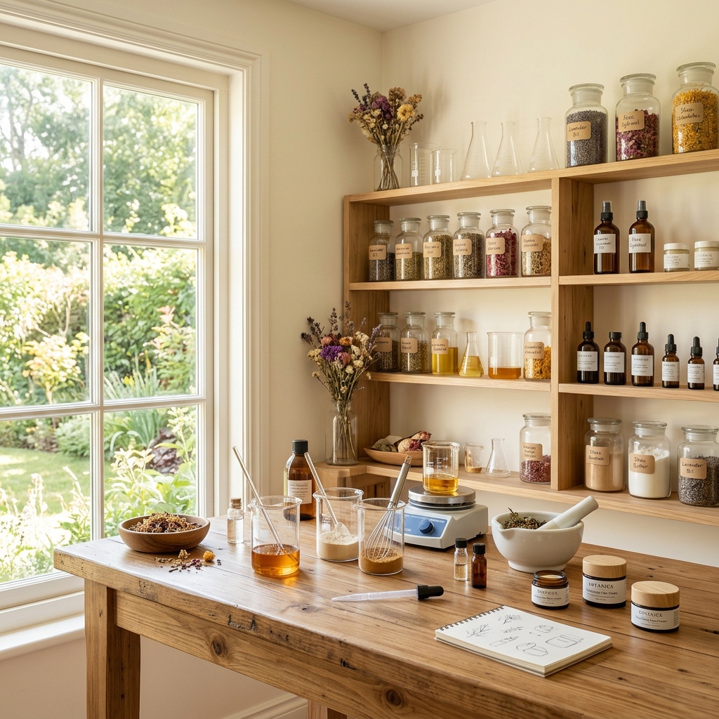 Laboratorio de cosmética natural e insumos puros