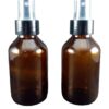 Frasco vidrio color ambar 100ml tapa spray